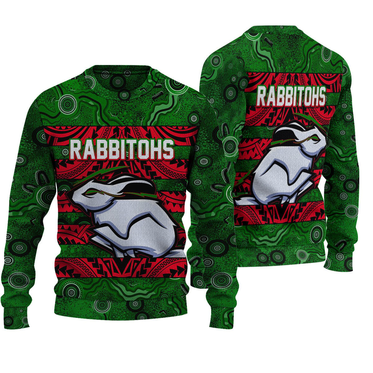 vibe-hoodie-clothing-south-sydney-rabbitohs-tattoo-style-knitted-sweater