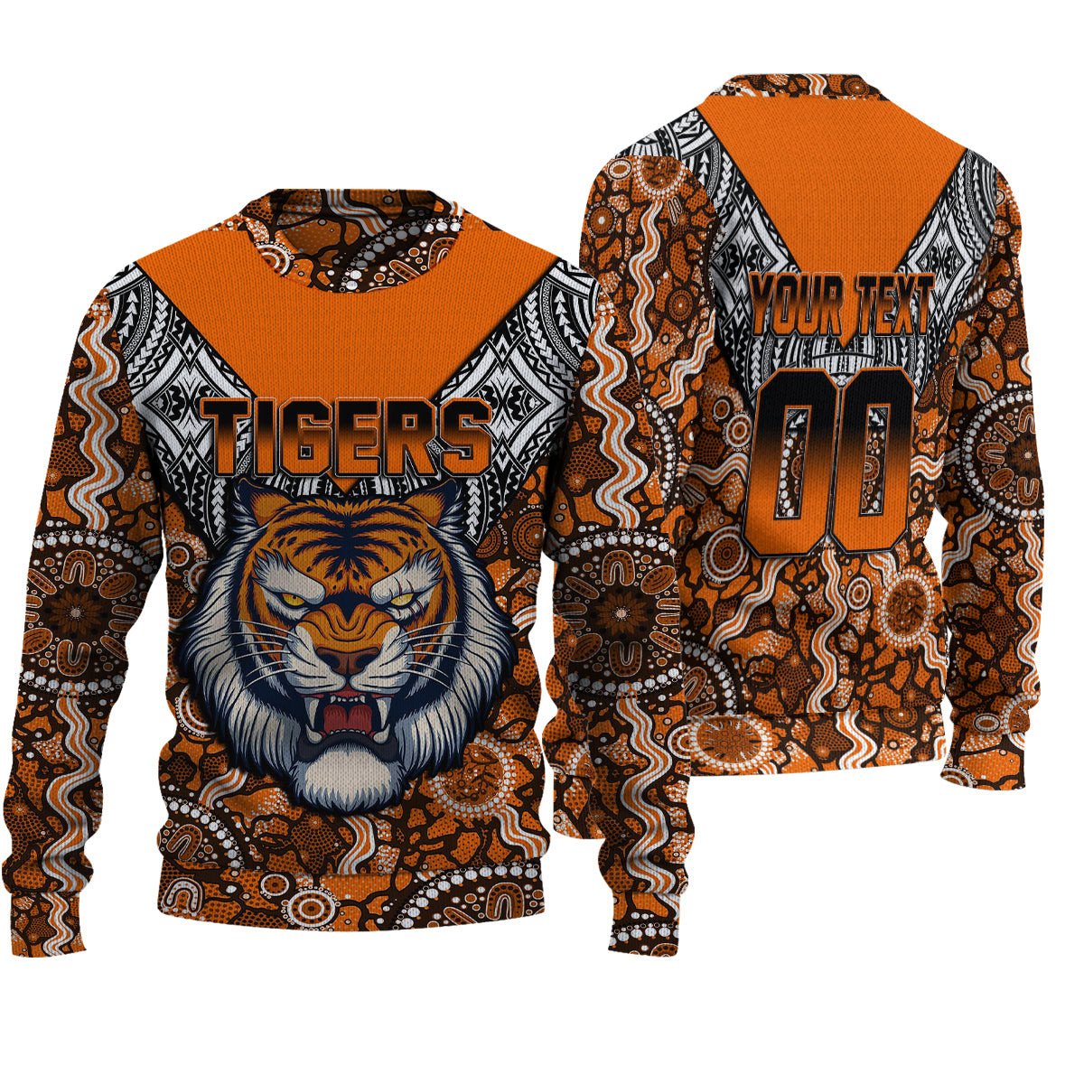 vibe-hoodie-clothing-custom-west-tiger-tattoo-style-knitted-sweater