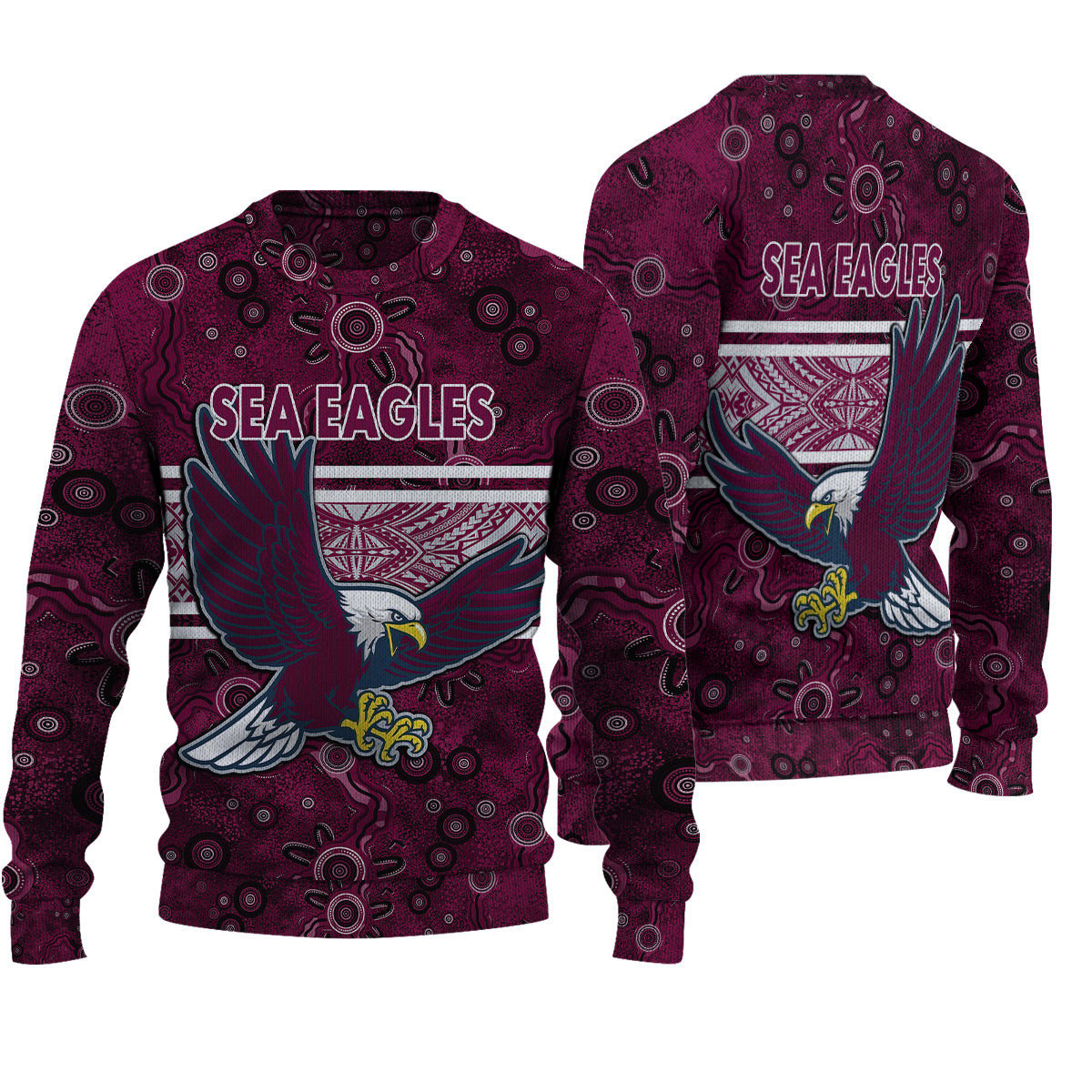 vibe-hoodie-clothing-manly-warringah-sea-eagles-tattoo-style-knitted-sweater