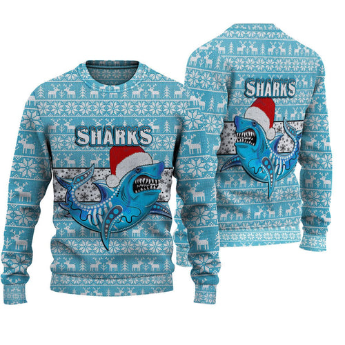 vibe-hoodie-clothing-cronulla-sutherland-sharks-christmas-knitted-sweater