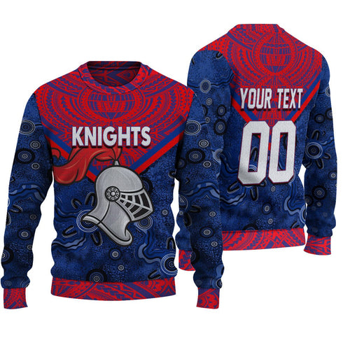 vibe-hoodie-clothing-custom-newcastle-knights-tattoo-style-knitted-sweater
