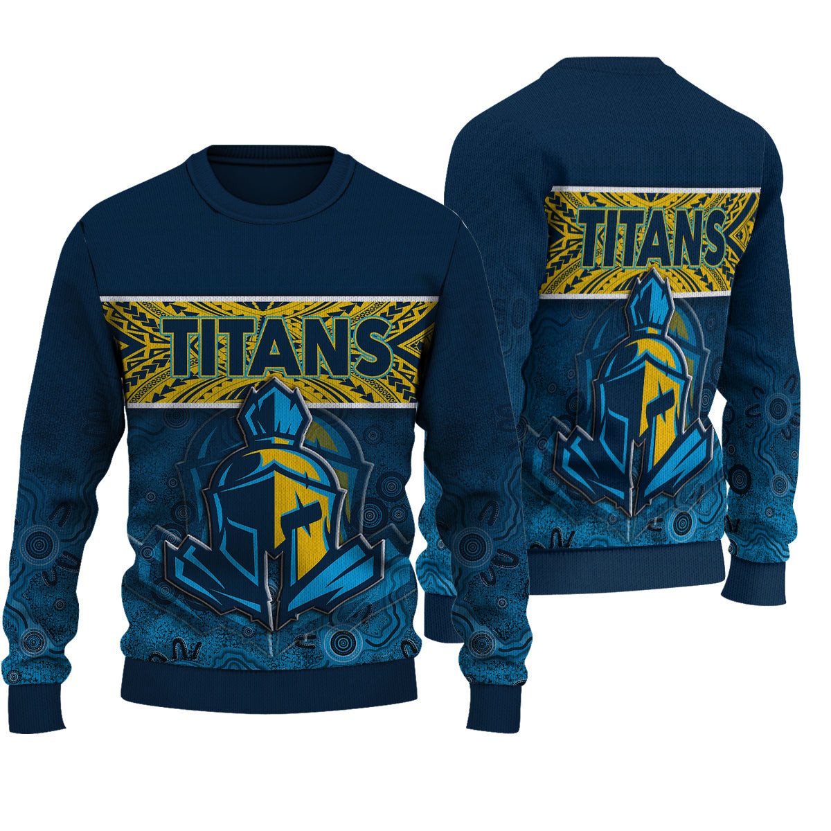 vibe-hoodie-clothing-gold-coast-titans-tattoo-style-knitted-sweater