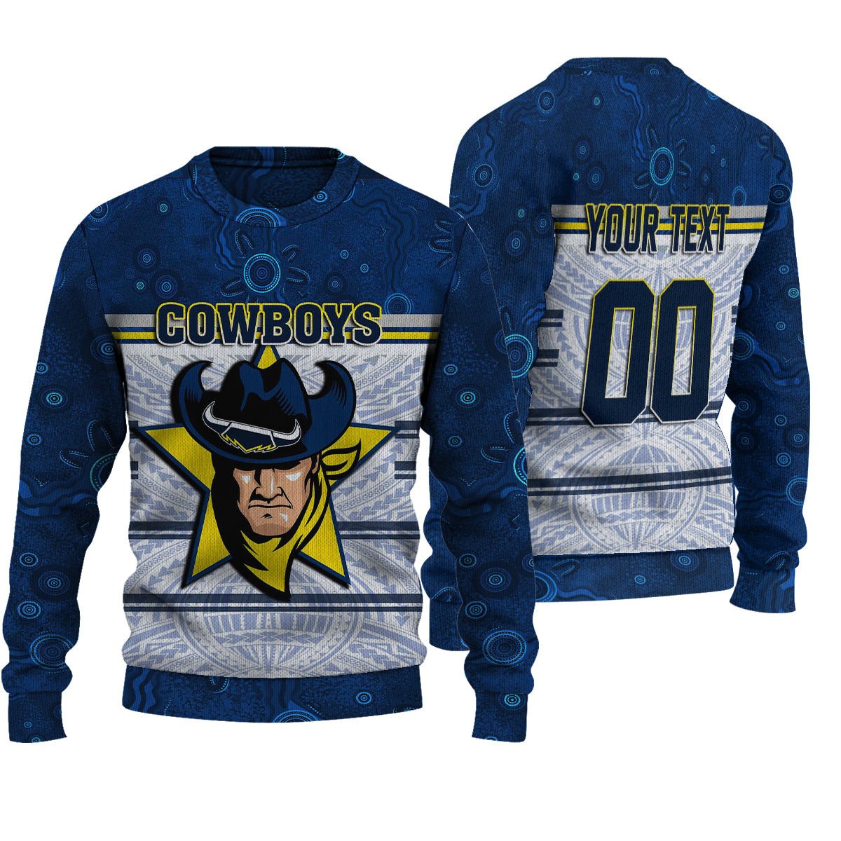 vibe-hoodie-clothing-custom-north-queensland-cowboys-tattoo-style-knitted-sweater