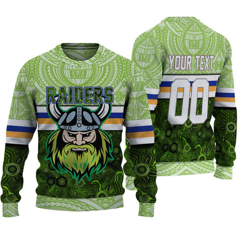 vibe-hoodie-clothing-custom-canberra-raiders-tattoo-style-knitted-sweater