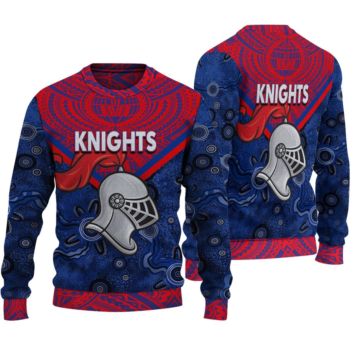 vibe-hoodie-clothing-newcastle-knights-tattoo-style-knitted-sweater