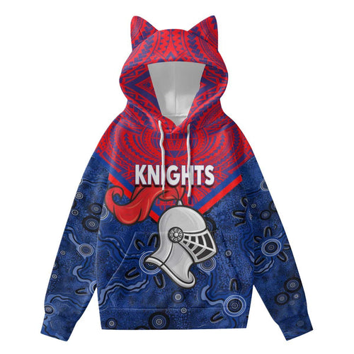 vibe-hoodie-clothing-custom-newcastle-knights-tattoo-style-hoodie-with-decorative-ears