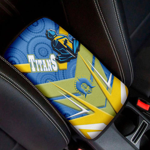 vibe-hoodie-car-center-gold-coast-titans-naidoc-2022-sporty-style-car-center-console-cover