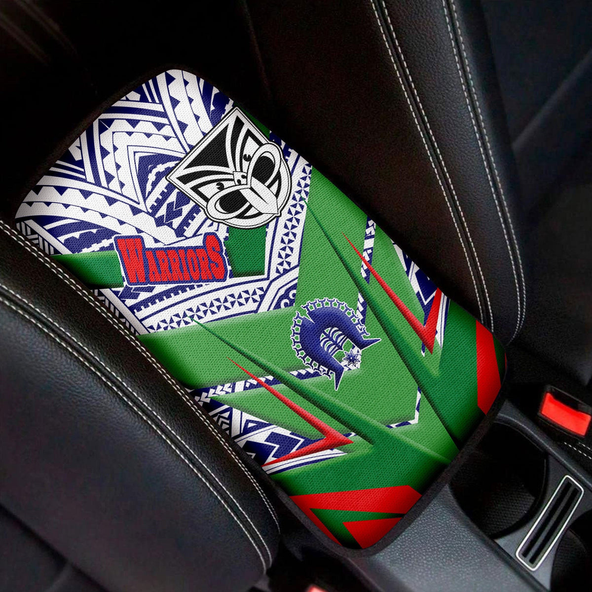 vibe-hoodie-car-center-new-zealand-warriors-naidoc-2022-sporty-style-car-center-console-cover