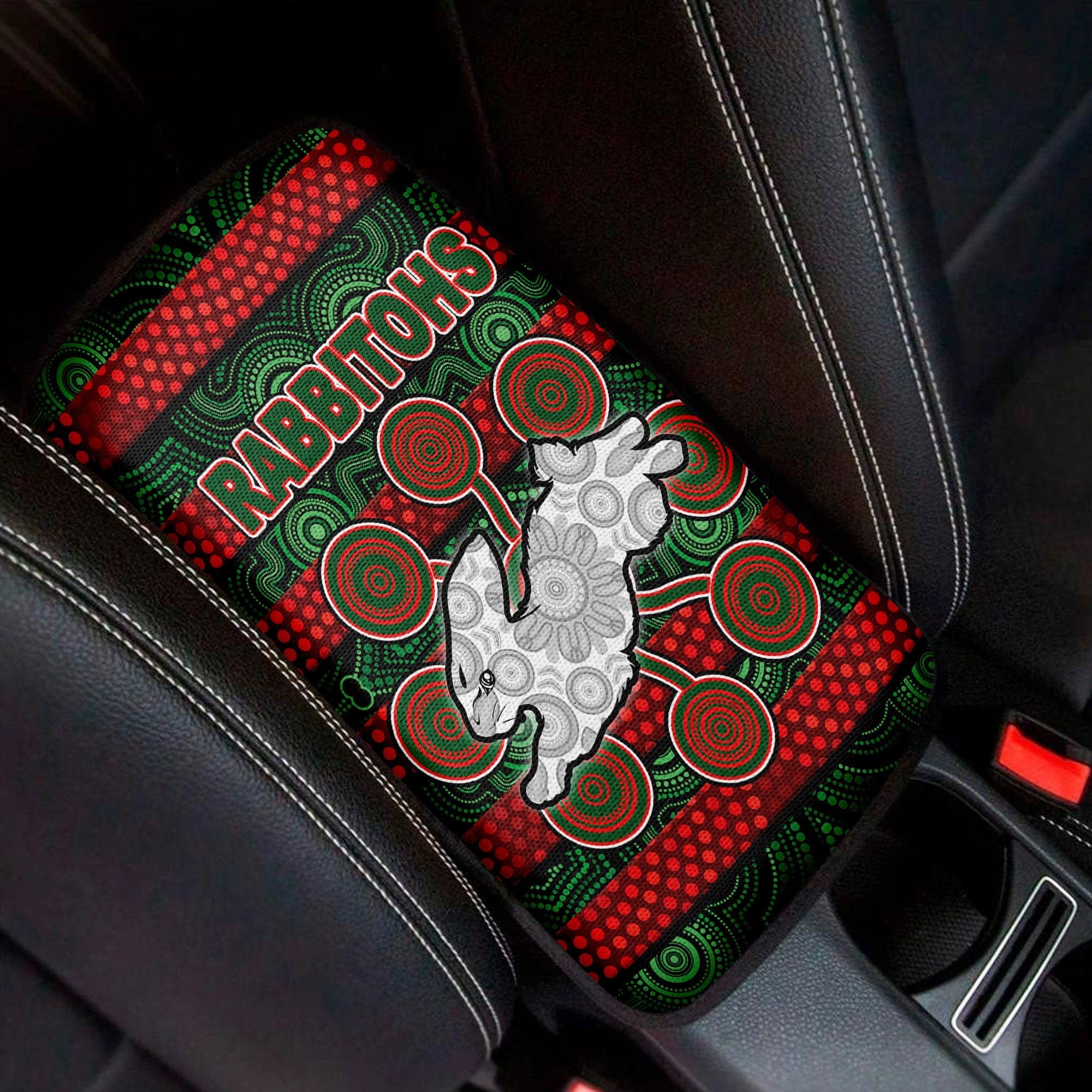 vibe-hoodie-car-center-south-sydney-rabbitohs-aboriginal-car-center-console-cover