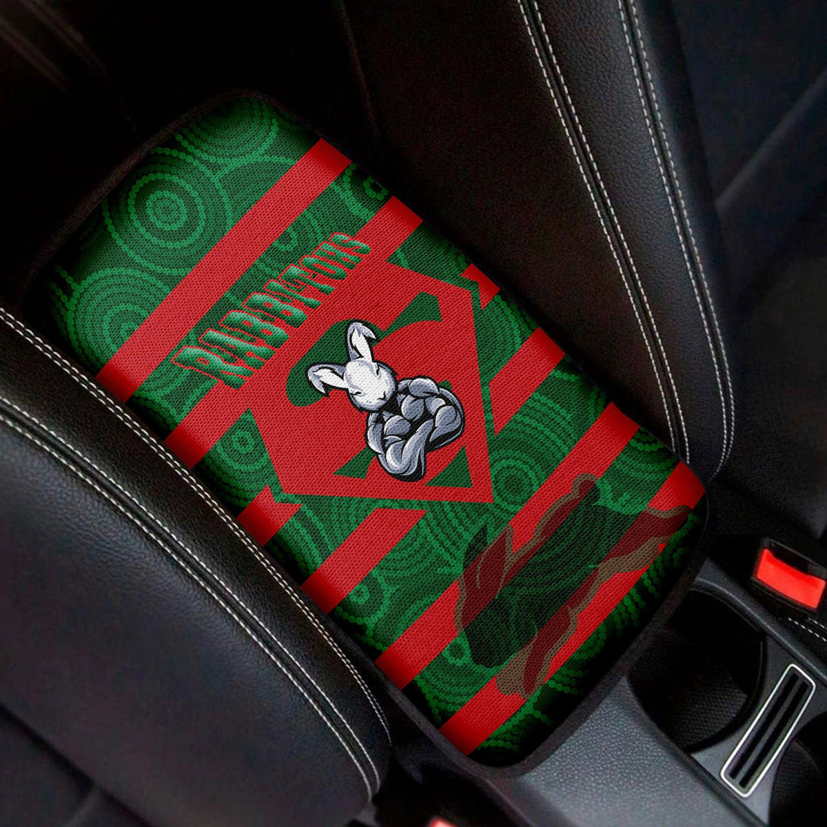 vibe-hoodie-car-center-south-sydney-rabbitohs-superman-car-center-console-cover