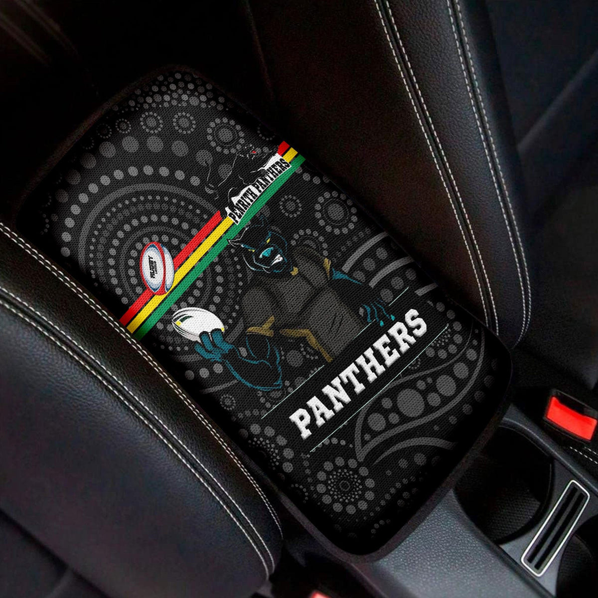 vibe-hoodie-car-center-penrith-panthers-car-center-console-cover