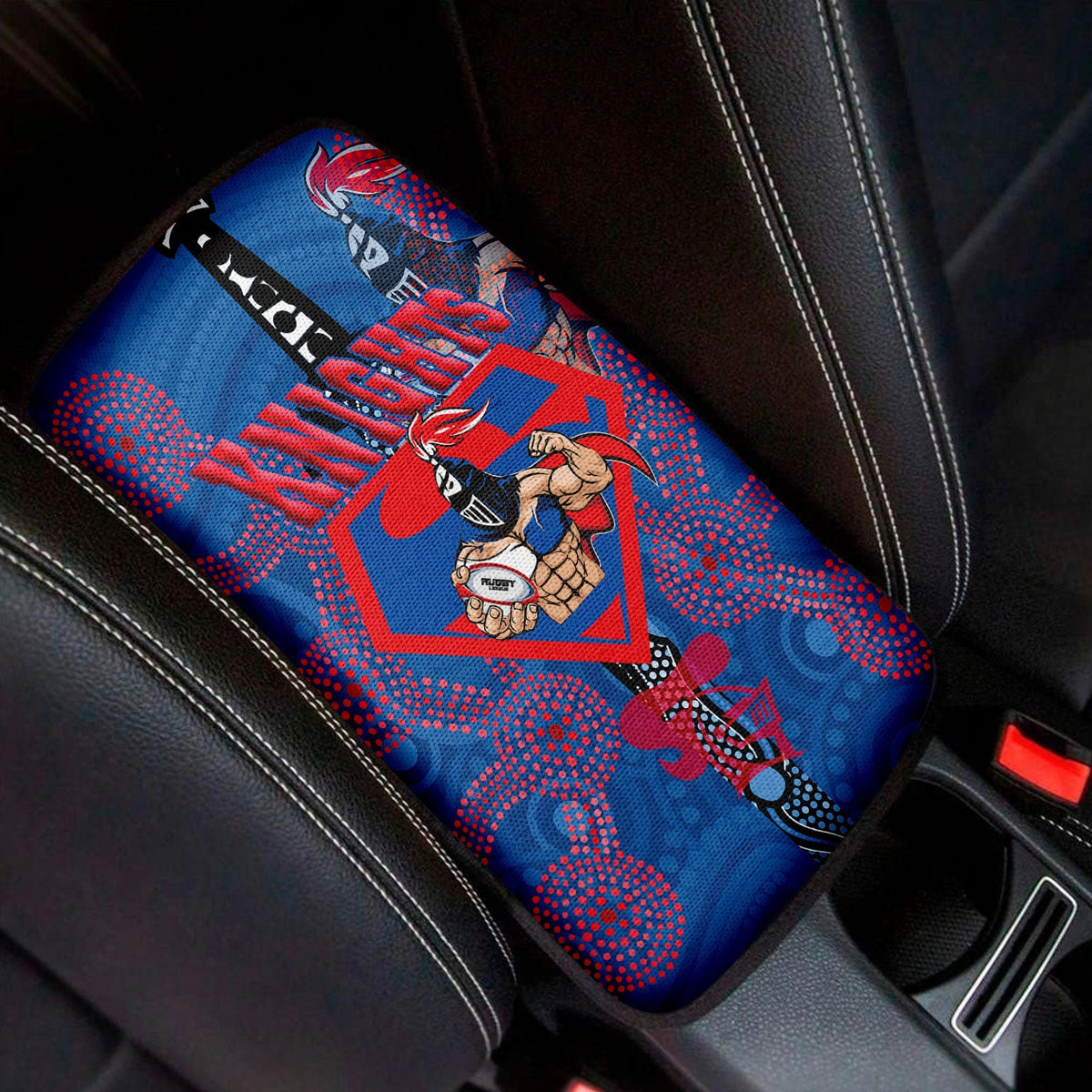 vibe-hoodie-car-center-newcastle-knights-superman-car-center-console-cover