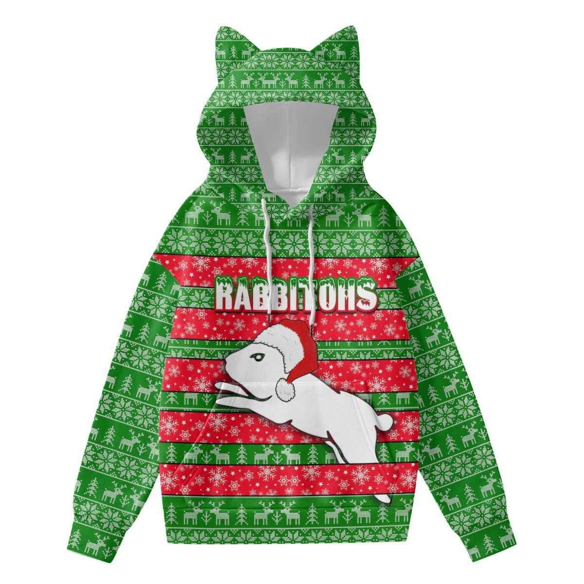vibe-hoodie-clothing-custom-south-sydney-rabbitohs-christmas-hoodie-with-decorative-ears