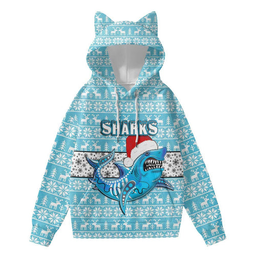 vibe-hoodie-clothing-cronulla-sutherland-sharks-christmas-hoodie-with-decorative-ears
