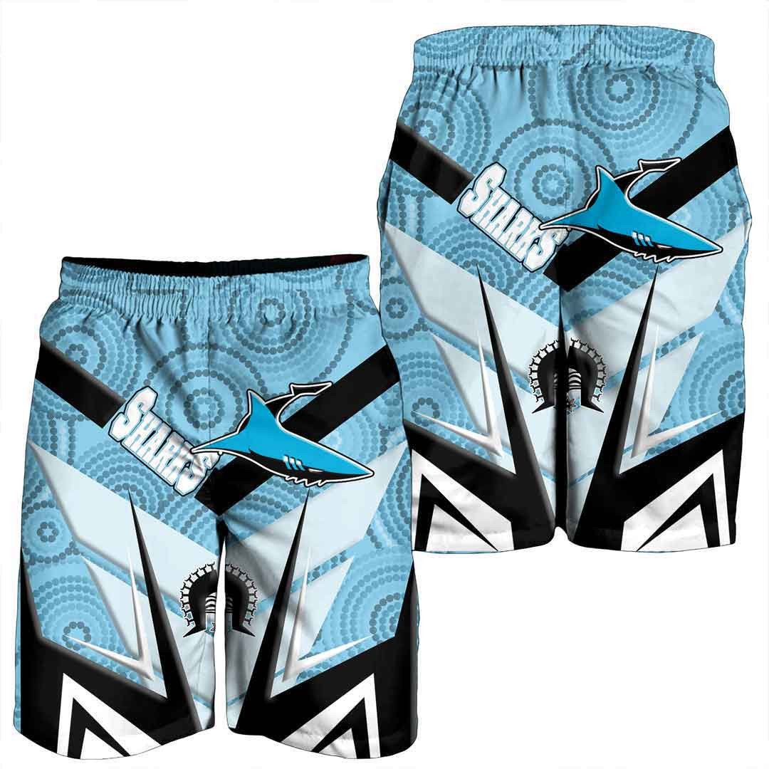 vibe-hoodie-clothing-cronulla-sutherland-sharks-naidoc-2022-sporty-style-mens-short