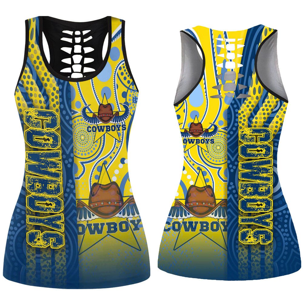 clothing-vibe-hoodie-clothing-north-queensland-cowboys-sporty-style-hollow-tank-top