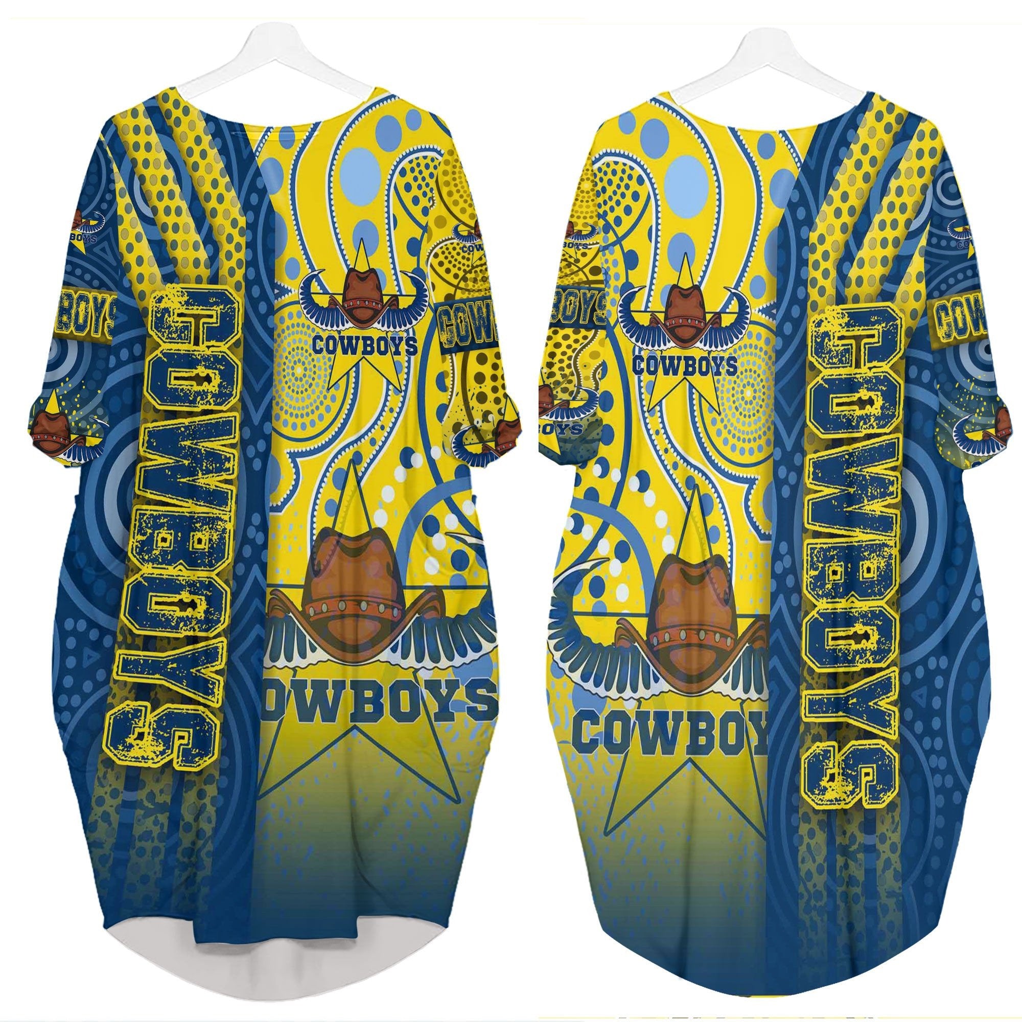 vibe-hoodie-clothing-north-queensland-cowboys-sporty-style-batwing-pocket-dress