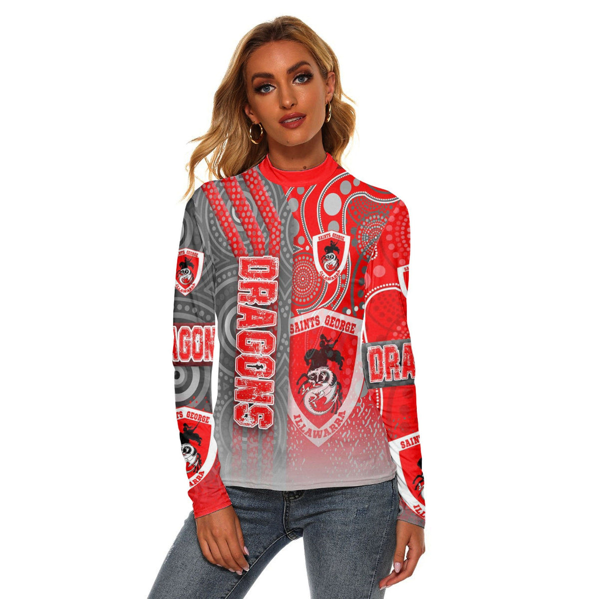 vibe-hoodie-clothing-st-george-illawarra-dragons-sporty-style-womens-stretchable-turtleneck-top