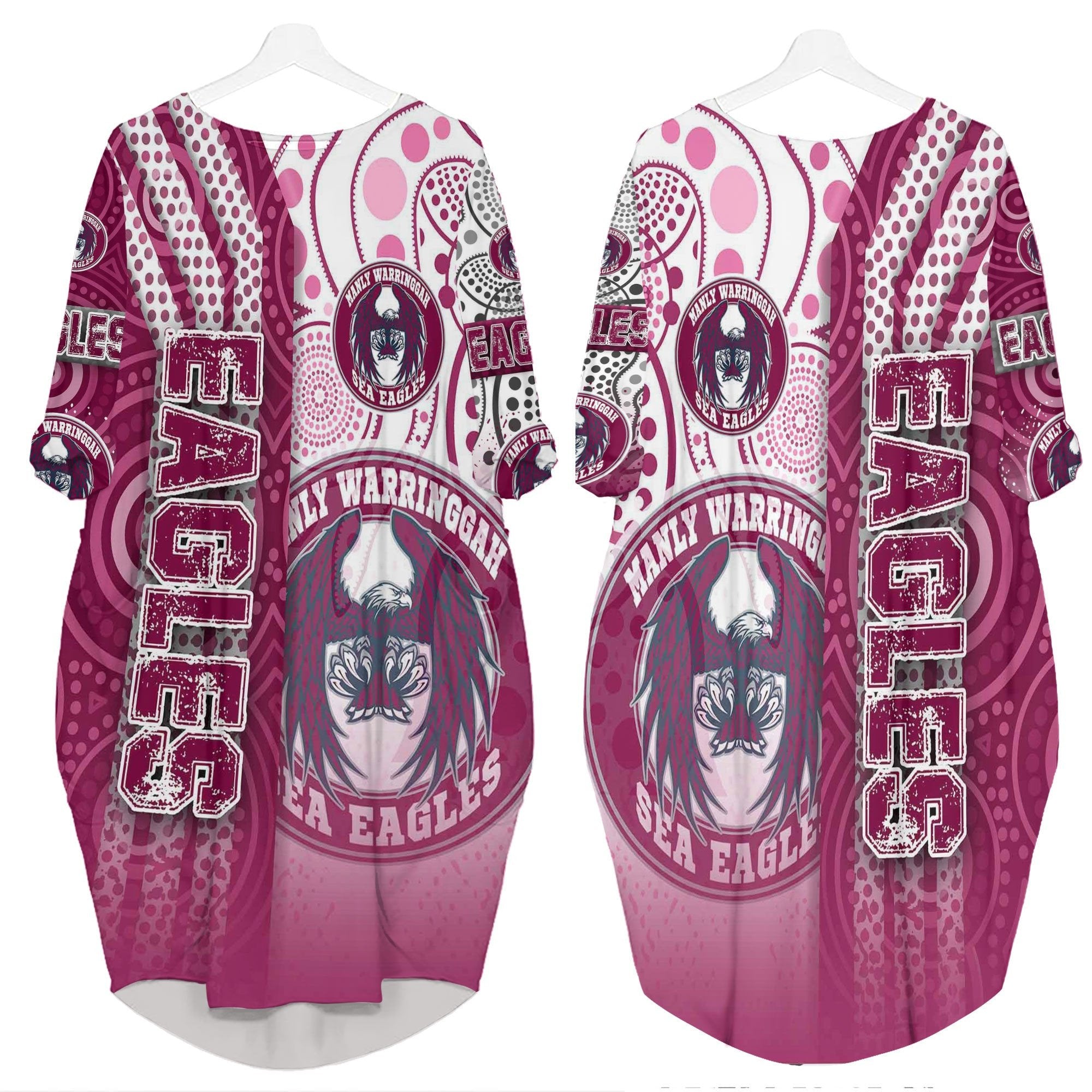 vibe-hoodie-clothing-manly-warringah-sea-eagles-sporty-style-batwing-pocket-dress