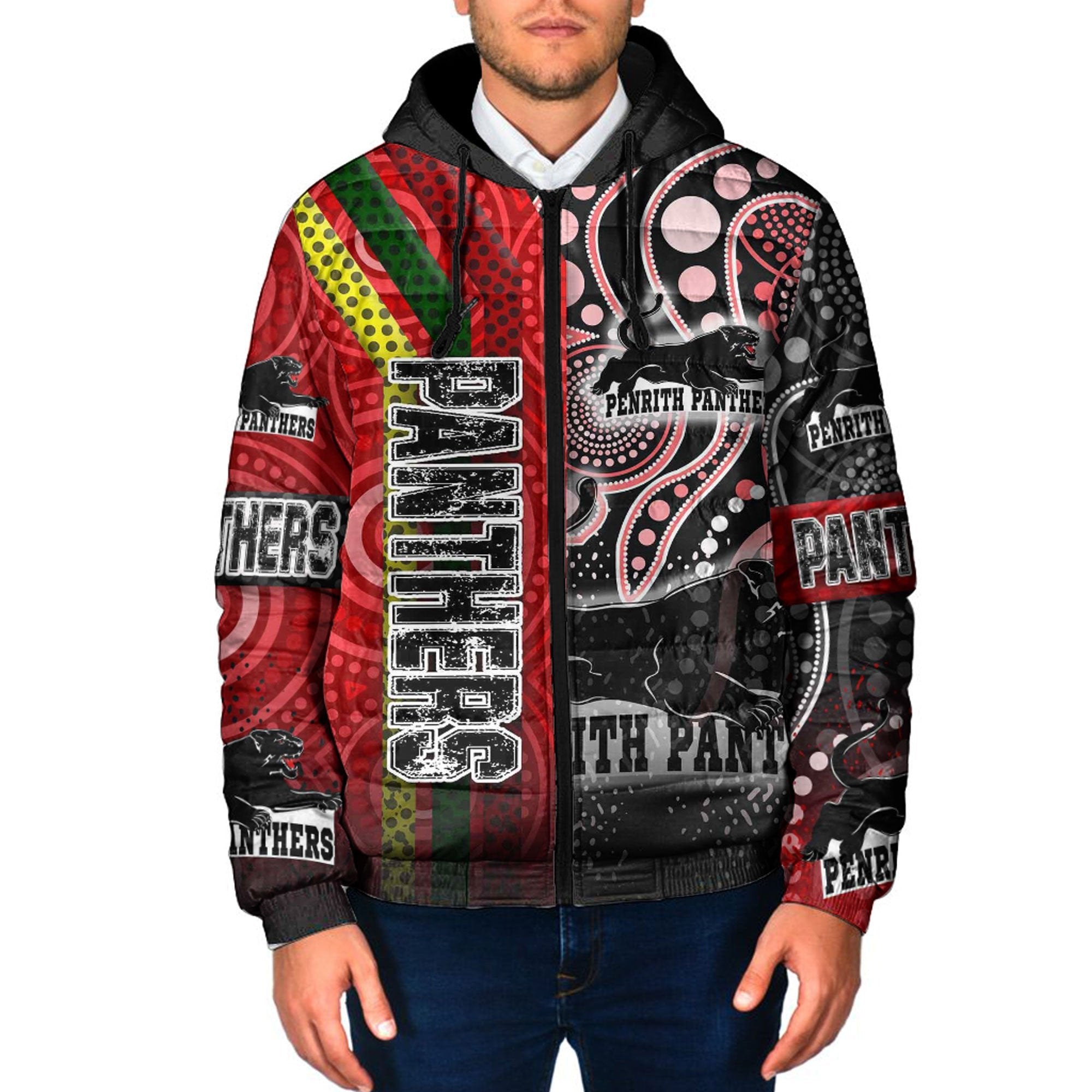 vibe-hoodie-clothing-penrith-panthers-sporty-style-hooded-padded-jacket