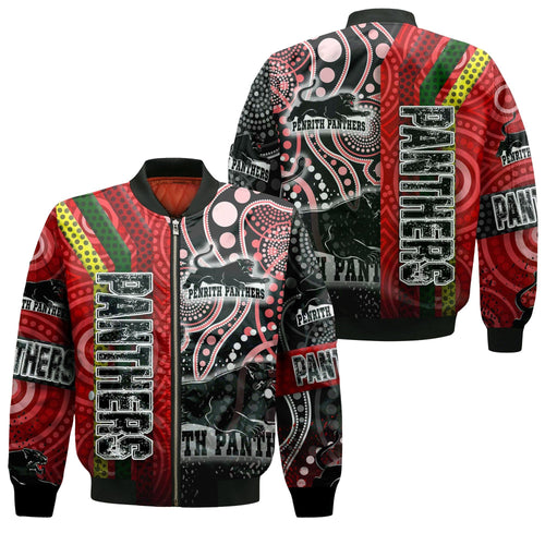 vibe-hoodie-clothing-penrith-panthers-sporty-style-zip-bomber-jacket