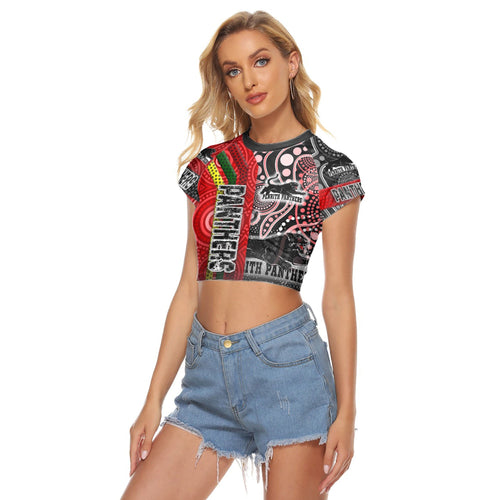 vibe-hoodie-clothing-penrith-panthers-sporty-style-womens-stretchable-turtleneck-top