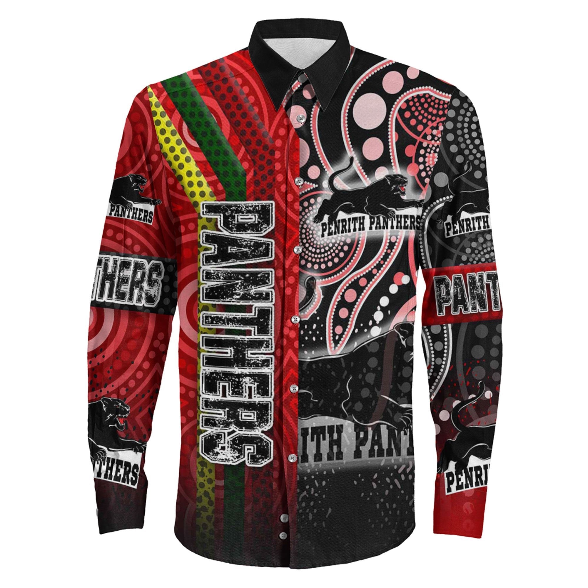 vibe-hoodie-clothing-penrith-panthers-sporty-style-long-sleeve-button-shirt