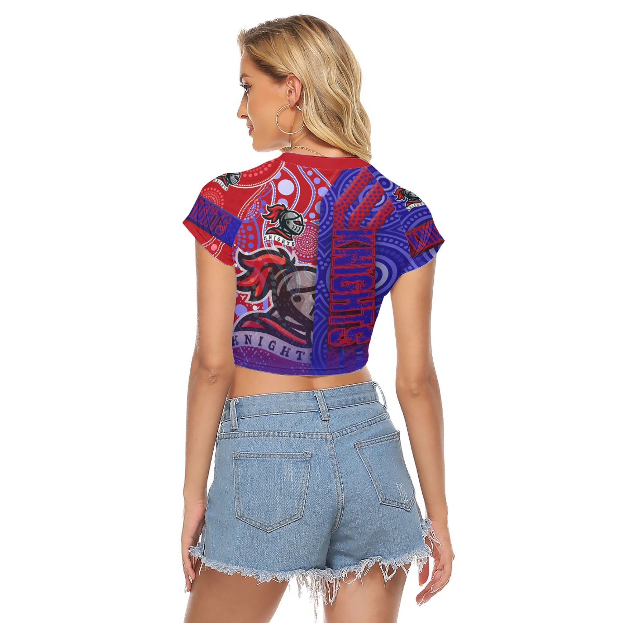 vibe-hoodie-clothing-newcastle-knights-sporty-style-womens-stretchable-turtleneck-top