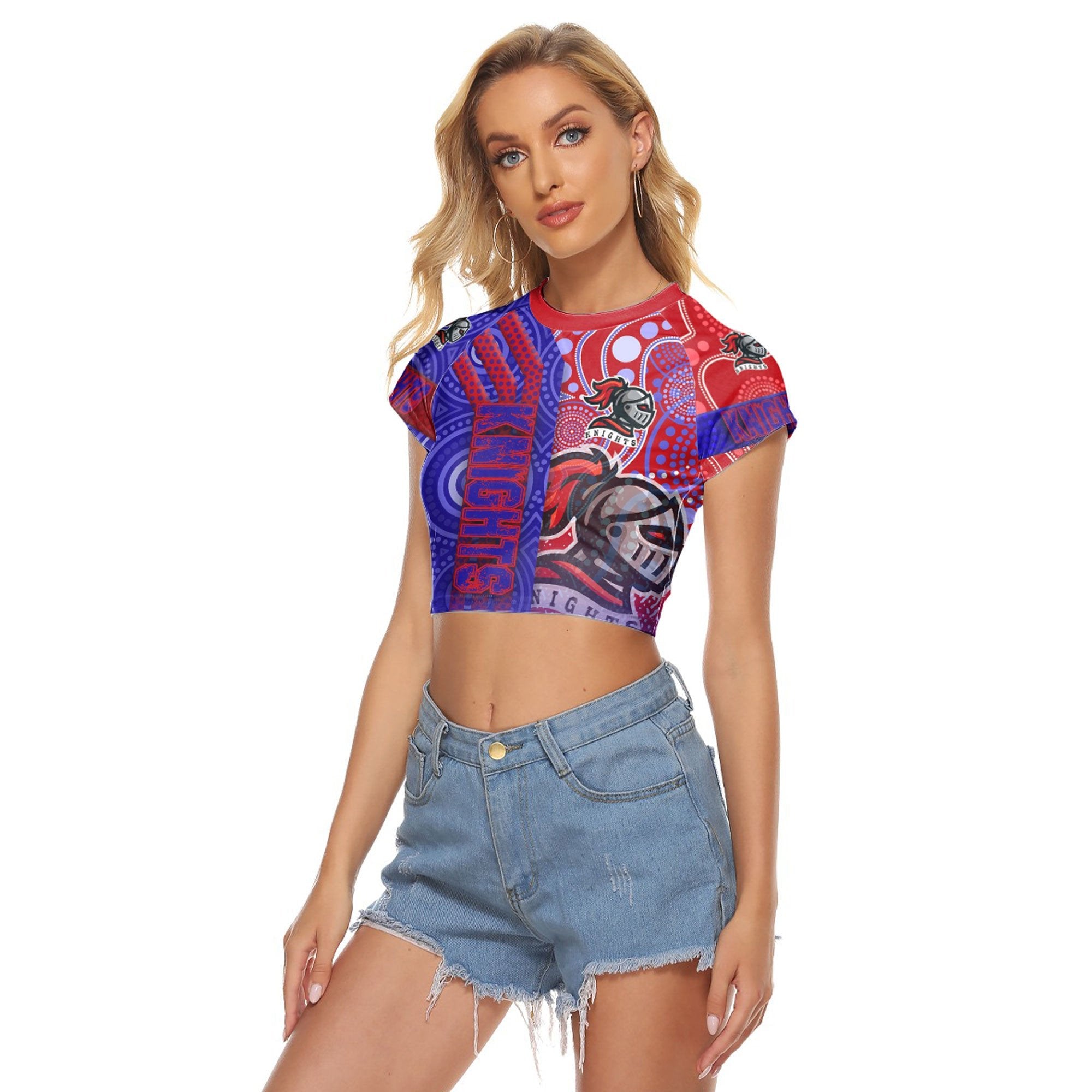 vibe-hoodie-clothing-newcastle-knights-sporty-style-womens-stretchable-turtleneck-top