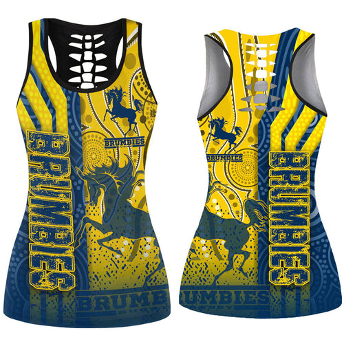 clothing-vibe-hoodie-clothing-brumbies-sporty-style-hollow-tank-top