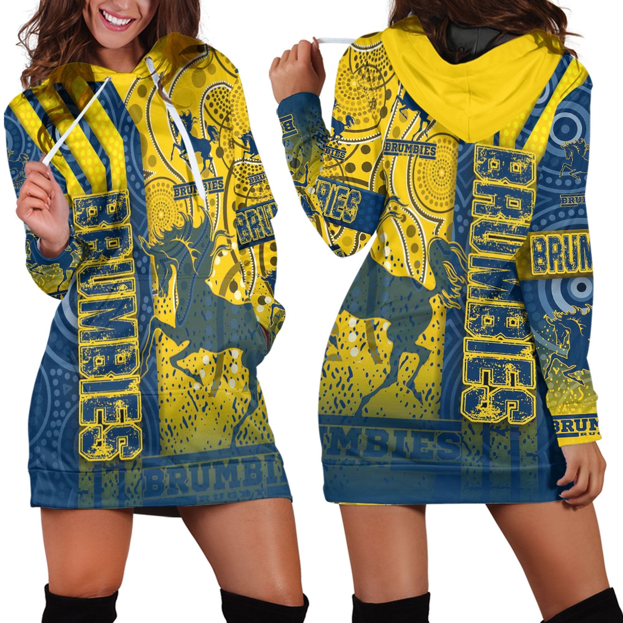 vibe-hoodie-clothing-brumbies-sporty-style-hoodie-dress