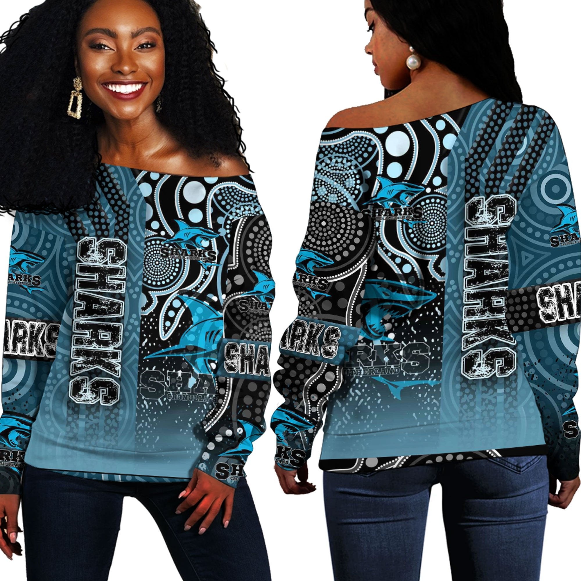 vibe-hoodie-clothing-cronulla-sutherland-sharks-sporty-style-off-shoulder-sweaters