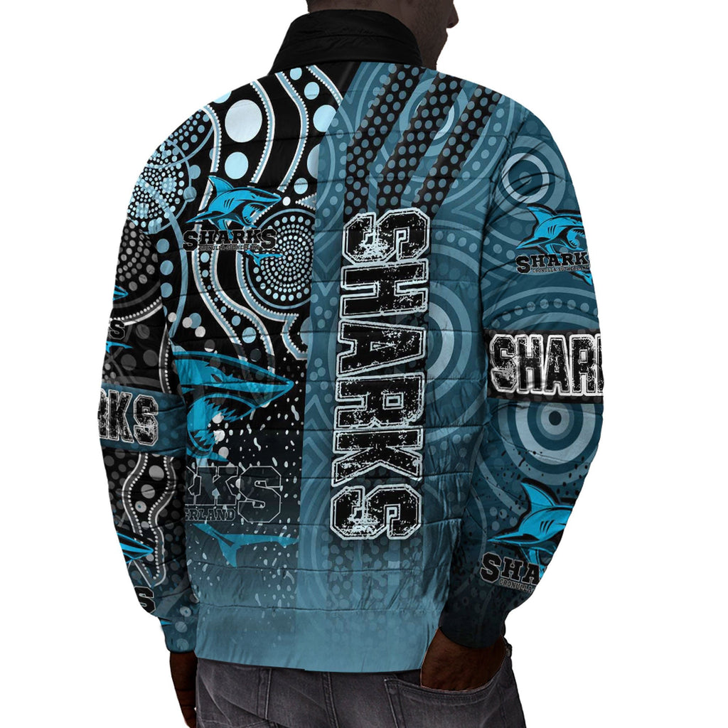 vibe-hoodie-clothing-cronulla-sutherland-sharks-sporty-style-padded-jacket