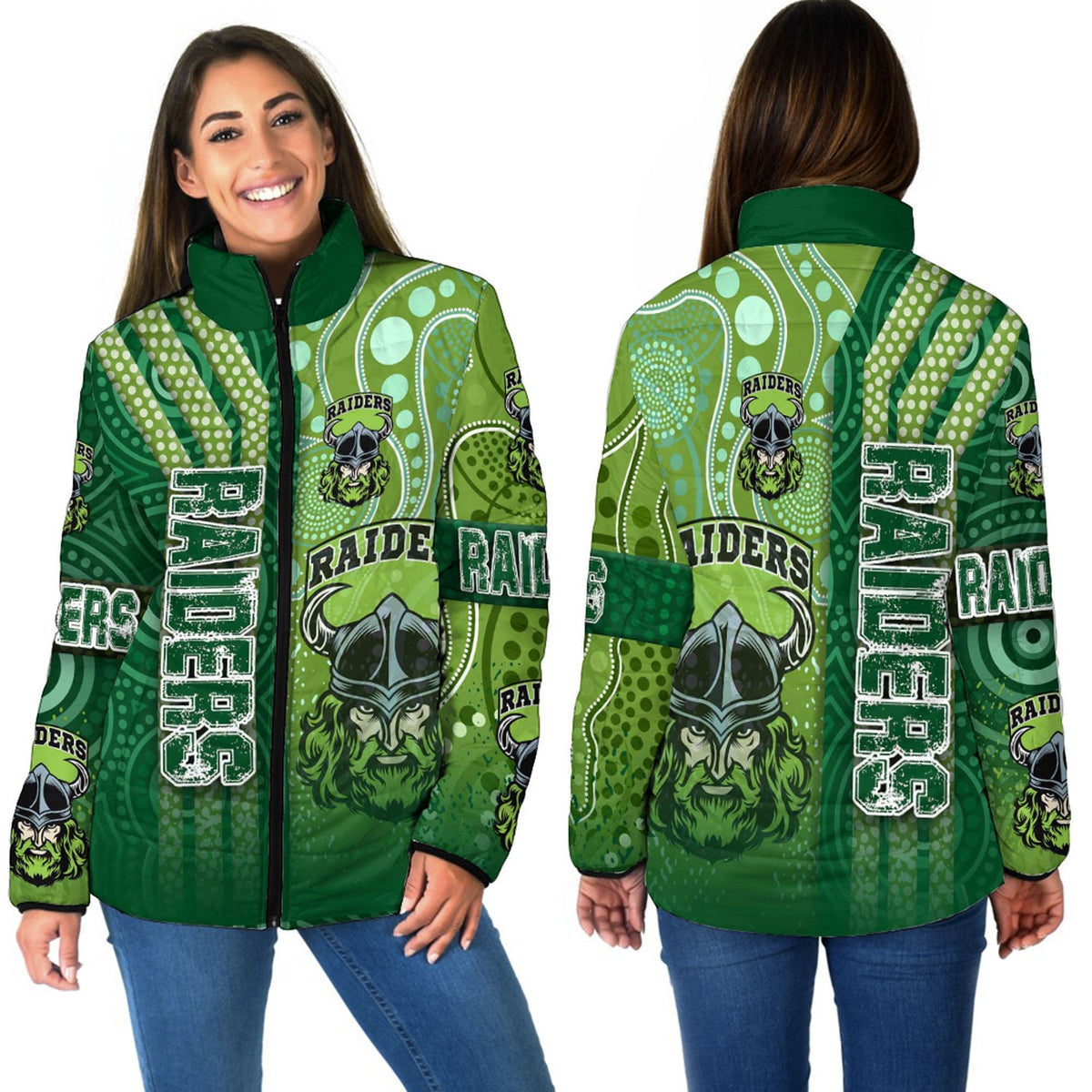 vibe-hoodie-clothing-canberra-raiders-sporty-style-women-padded-jacket