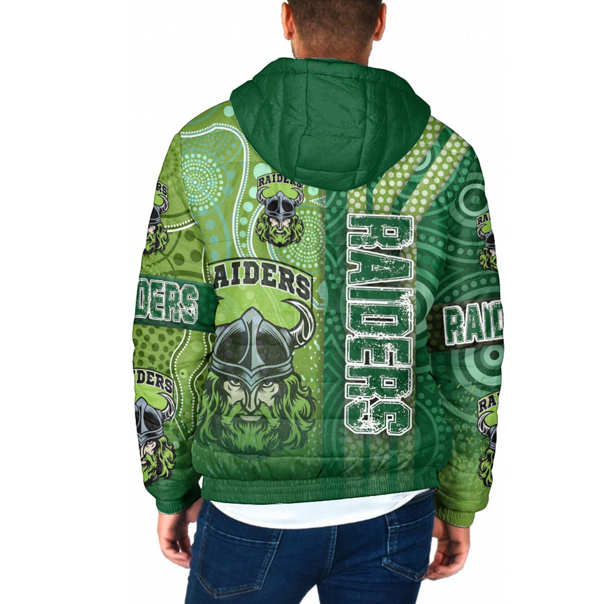 vibe-hoodie-clothing-canberra-raiders-sporty-style-hooded-padded-jacket