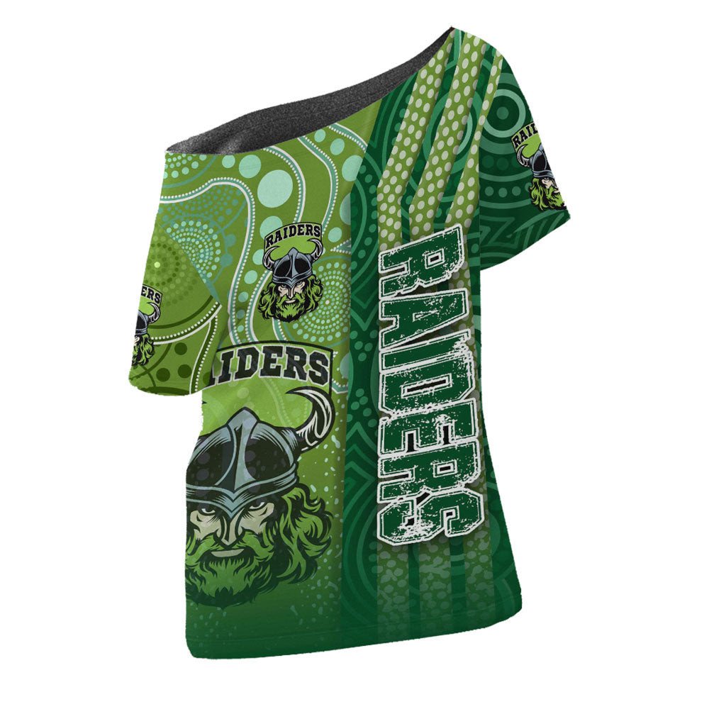 vibe-hoodie-clothing-canberra-raiders-sporty-style-off-shoulder-t-shirt