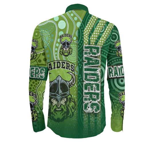 vibe-hoodie-clothing-canberra-raiders-sporty-style-long-sleeve-button-shirt