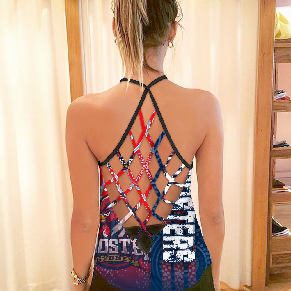 vibe-hoodie-clothing-sydney-roosters-sporty-style-criss-cross-tank-top