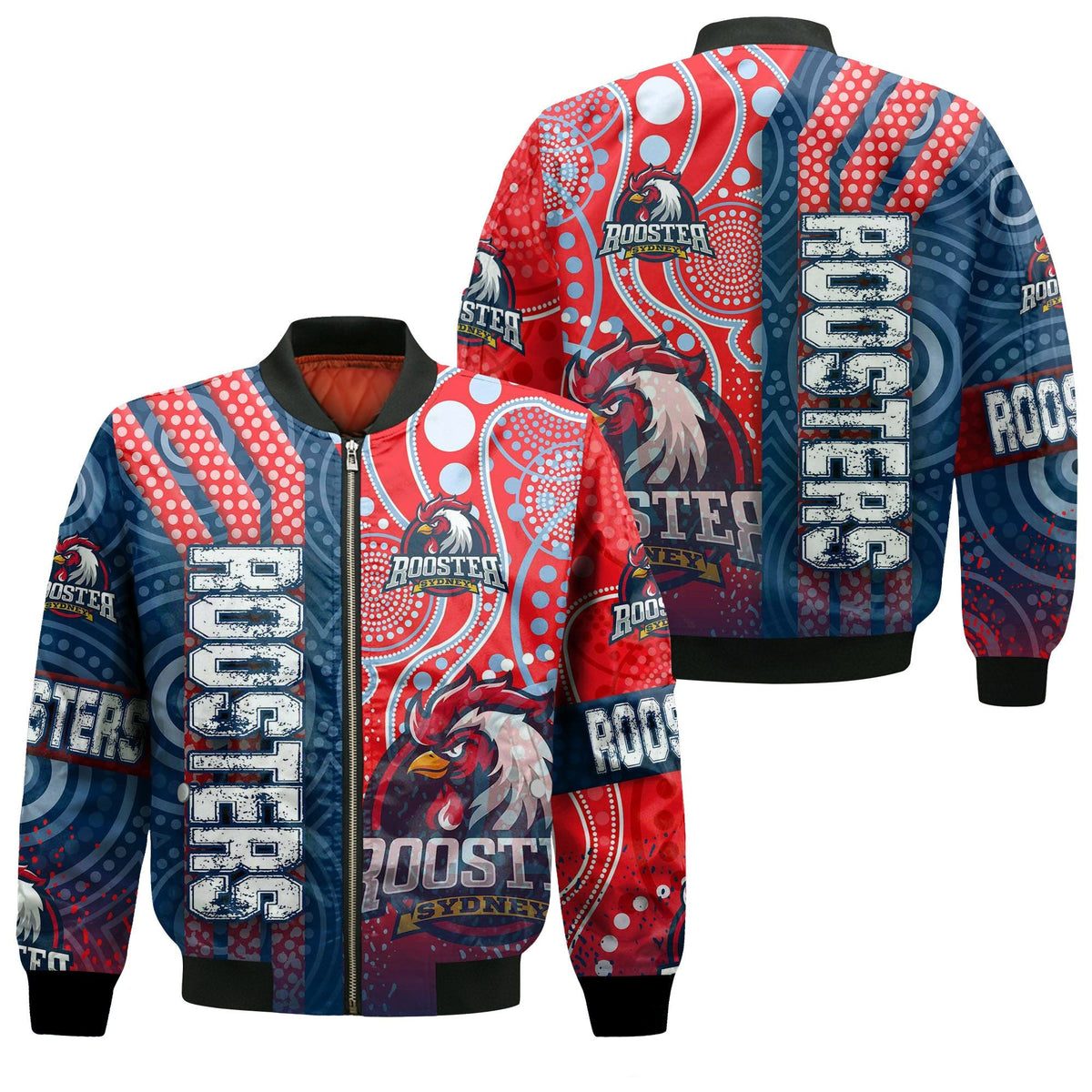 vibe-hoodie-clothing-sydney-roosters-sporty-style-zip-bomber-jacket