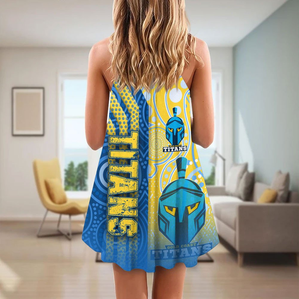 vibe-hoodie-clothing-gold-coast-titans-sporty-style-strap-summer-dress