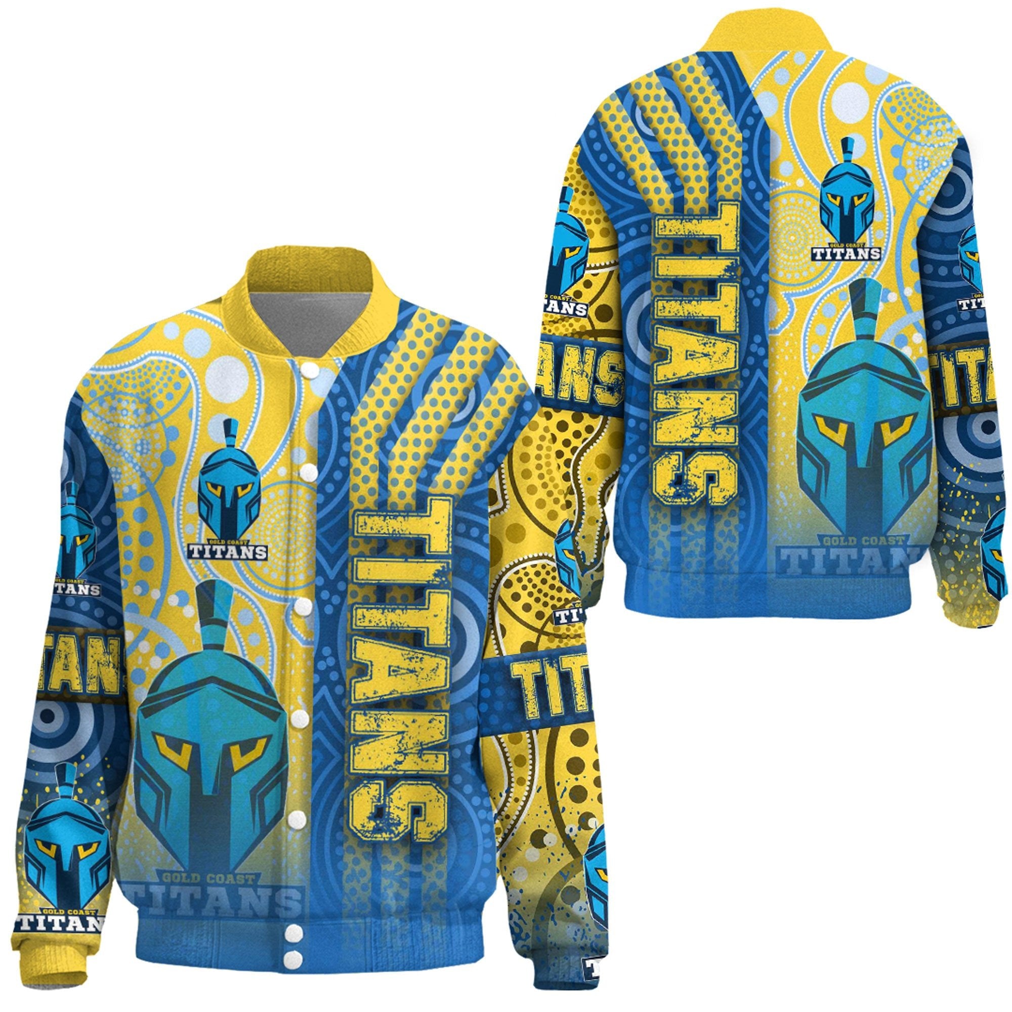 vibe-hoodie-clothing-gold-coast-titans-sporty-style-thicken-stand-collar-jacket