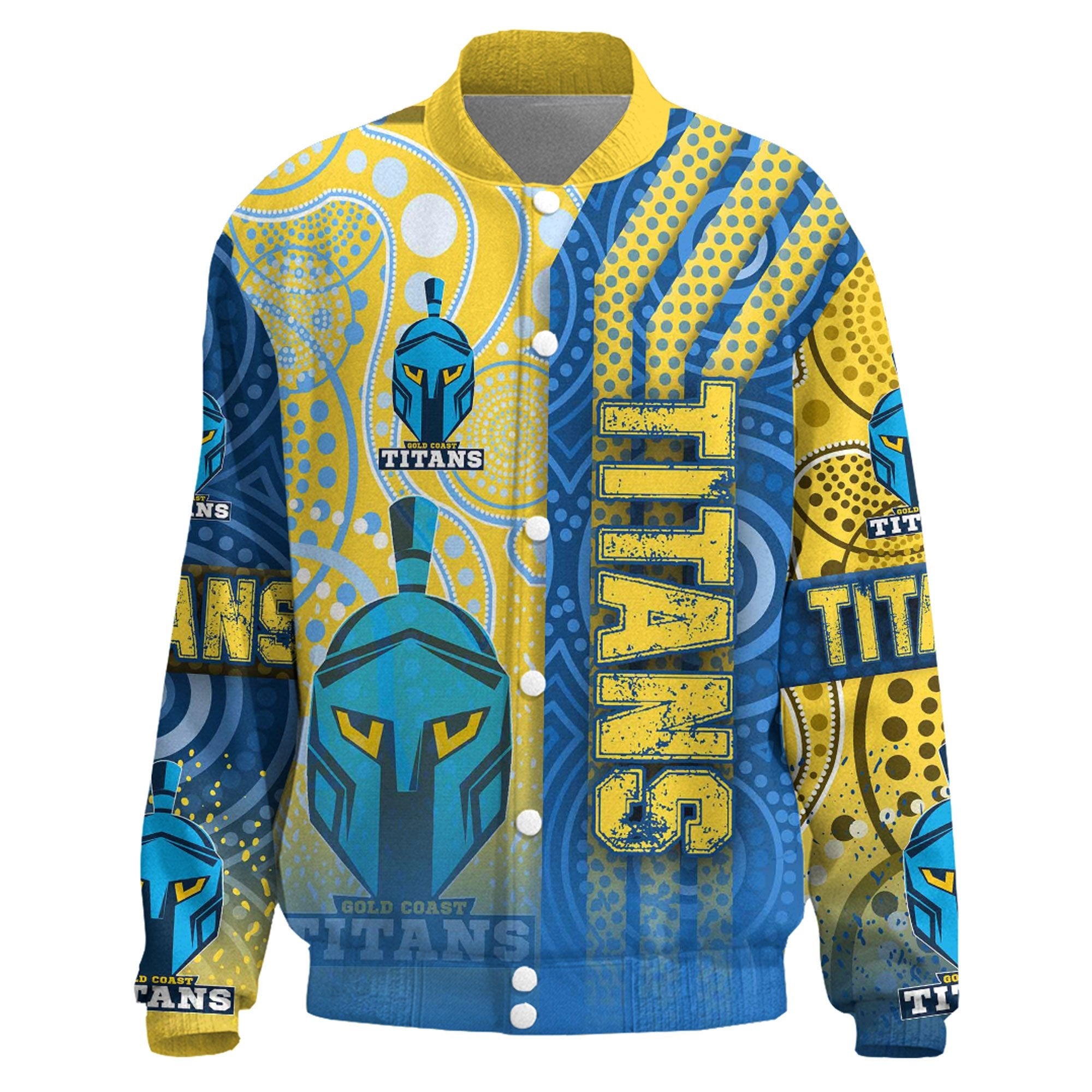 vibe-hoodie-clothing-gold-coast-titans-sporty-style-thicken-stand-collar-jacket