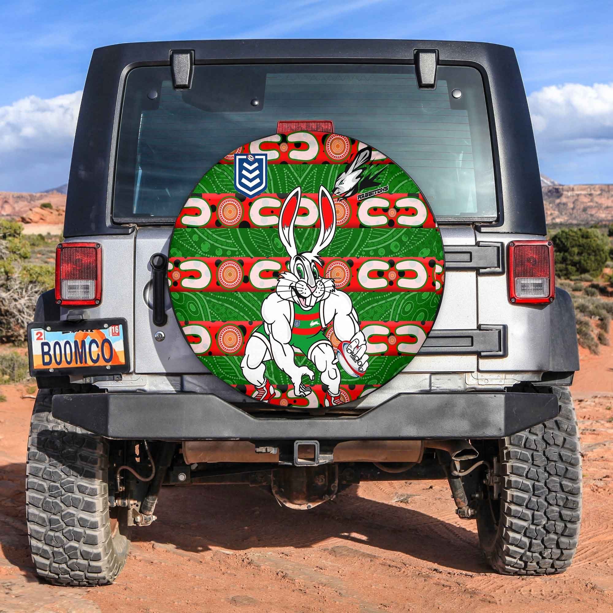 vibe-hoodie-spare-tire-cover-south-sydney-rabbitohs-comic-style-spare-tire-cover
