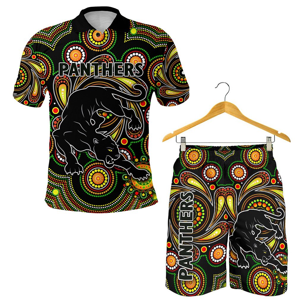 combo-polo-shirt-and-men-short-penrith-panthers-indigenous-vibes-3