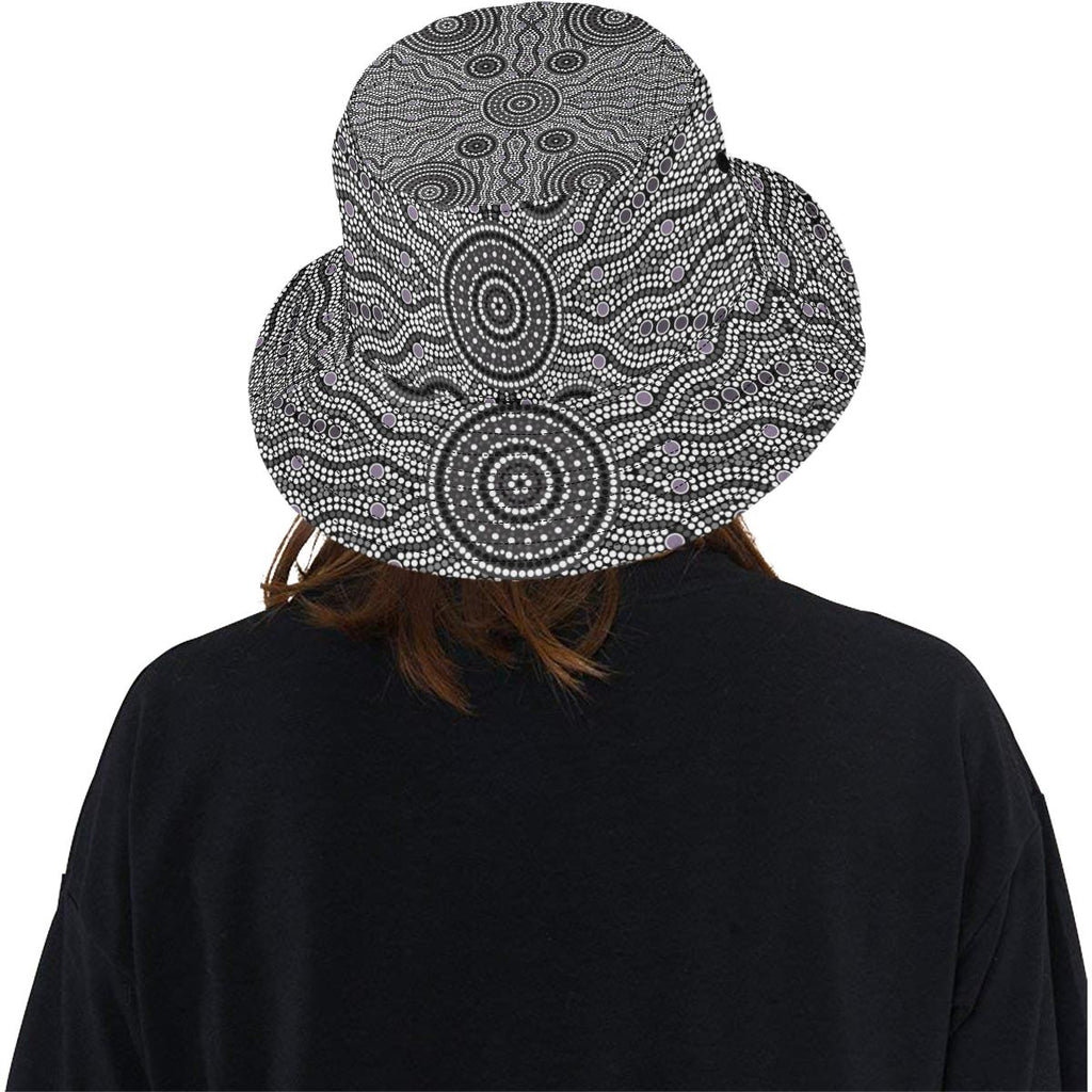 bucket-hat-aboriginal-dot-painting-hat-ver04