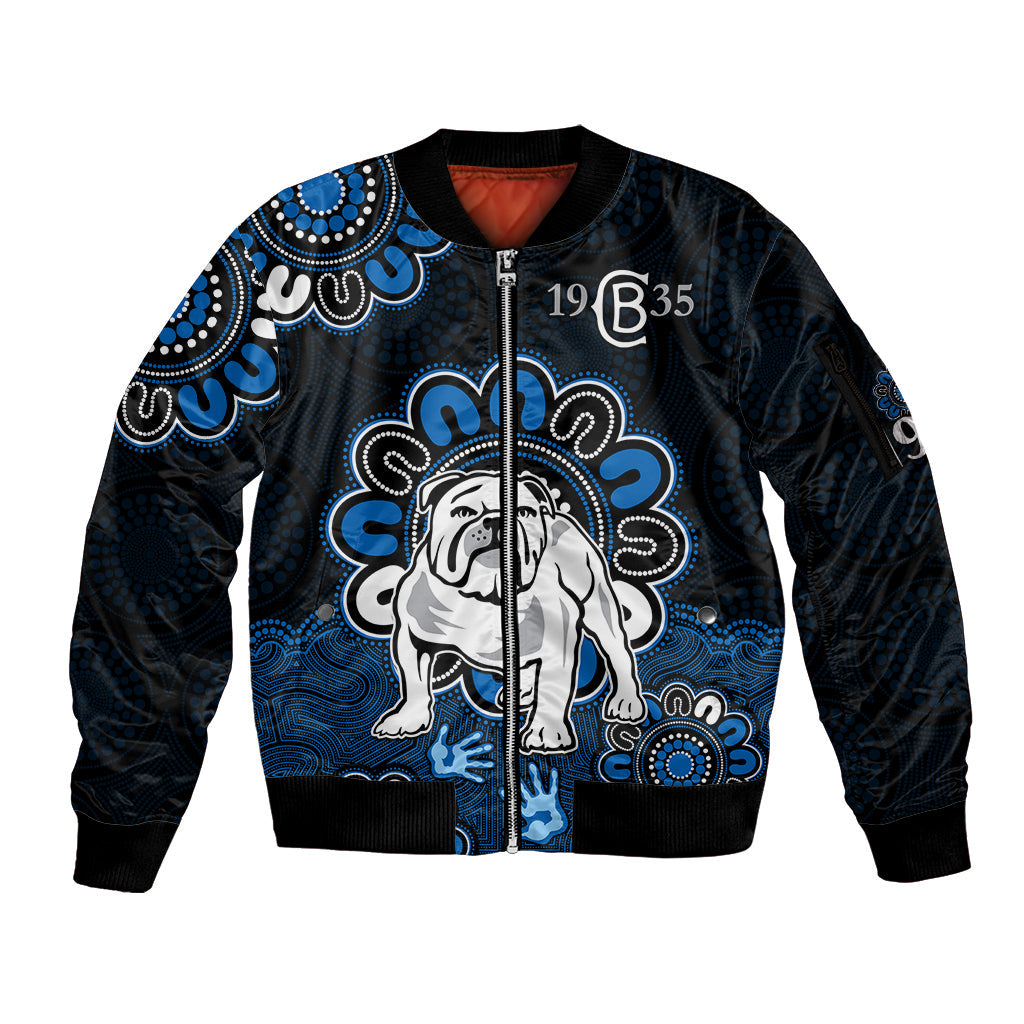custom-personalised-nrl-canterbury-bankstown-bulldogs-rugby-berries-1935-aboriginal-no2-sleeve-zip-bomber-jacket