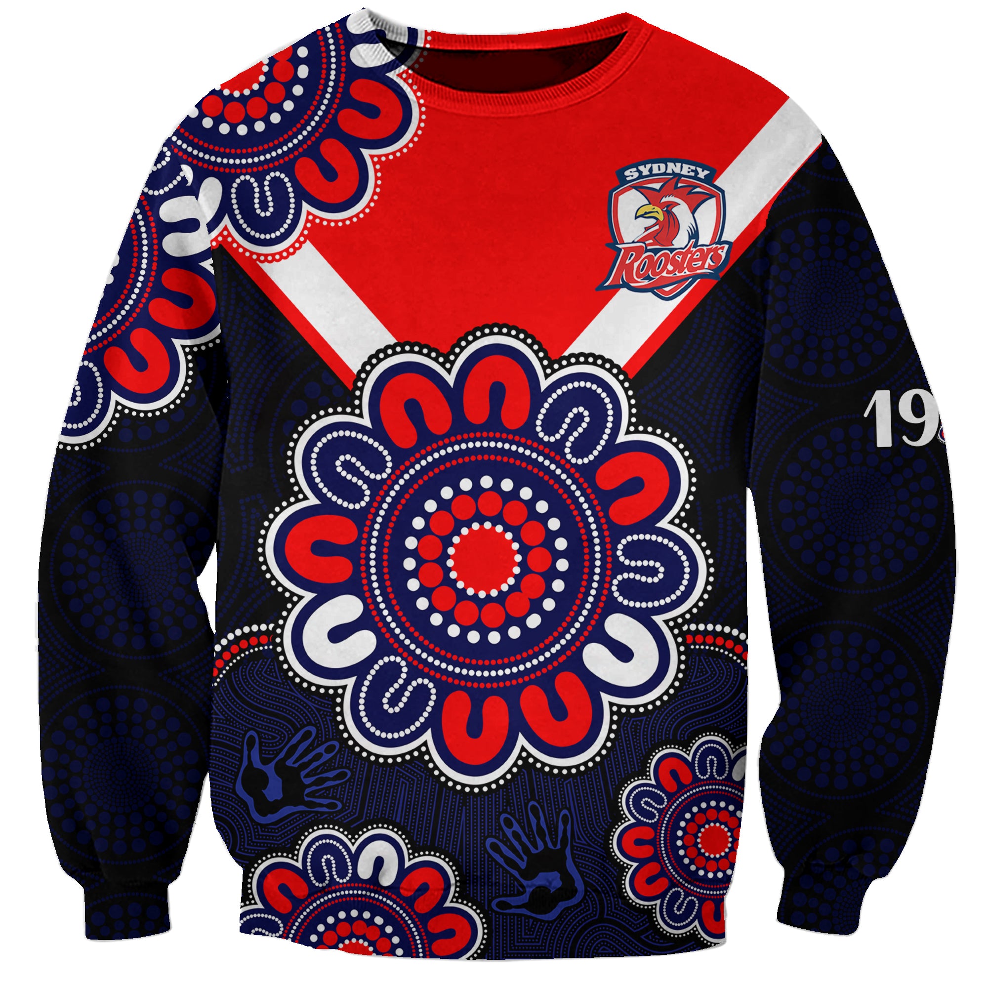 custom-personalised-nrl-sydney-roosters-rugby-1908-aboriginal-sweatshirt