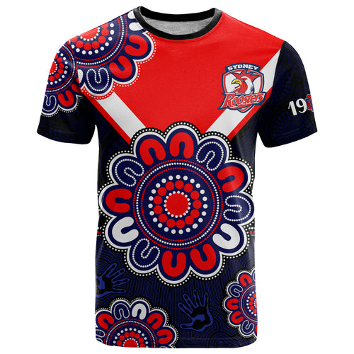 custom-personalised-nrl-sydney-roosters-rugby-1908-aboriginal-t-shirt