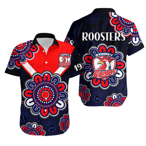 nrl-sydney-roosters-rugby-1908-aboriginal-hawaiian-shirt