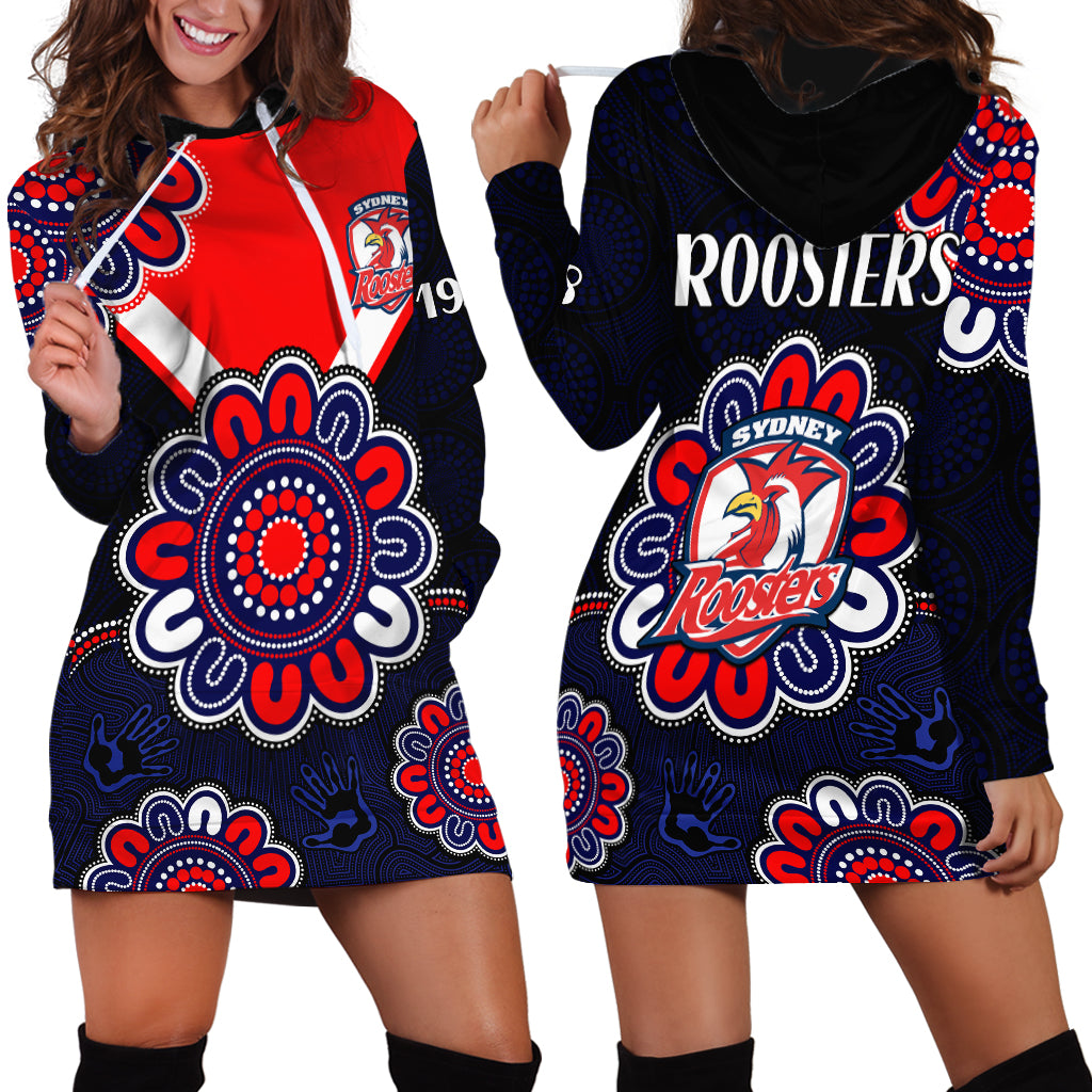 nrl-sydney-roosters-rugby-1908-aboriginal-hoodie-dress